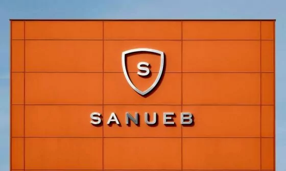 Fachadas minimalistas em Rio Preto com Placa em ACM Fachadas 7